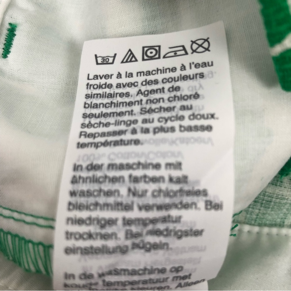 J. Crew Cotton shorts green and white Preppy, summer, classic size 4  Floral - Picture 13 of 16